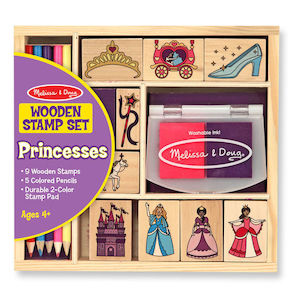 Princesses Fairies: M&D Wooden Stamp Set (Princesses)