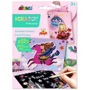 Princesses Fairies: Avenir Scratch Greeting Card Set (Princess)