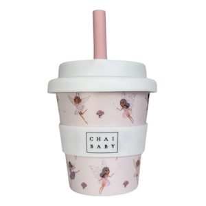 Princesses Fairies: Chai Baby Reusable Babyccino Cup (Pink Fairy)