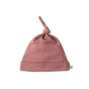 Nature Baby Merino Knotted Beanie (Woodland Rose)