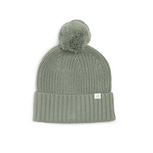 KYND Baby Chunky Rib Knit Beanie (Sage)