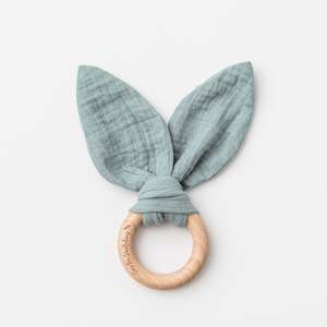Teethers: OTD Bunny Ears Teether (Sage)