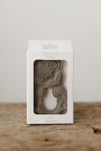 Bo & Ko Baby Tiki Teether (Olive)