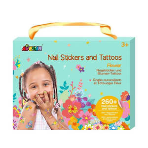 Avenir Art Craft: Avenir Nail Stickers & Tattoos (Flower)