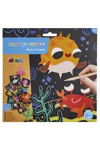 Avenir Art Craft: Avenir Scratch Junior (My Sea Friends)
