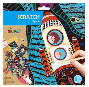 Avenir Scratch Art (Space)