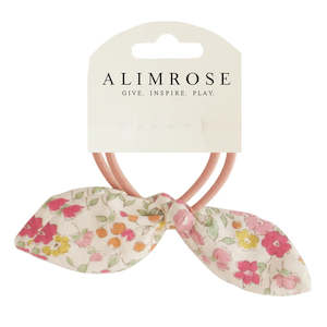 Alimrose Bunny Hair Ties Set of 2 (Rose Garden)