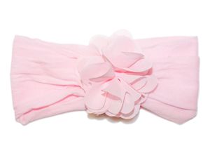 Goody Gumdrops Medium Flower Stocking Baby Headband (Pink)