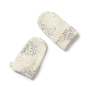 Sale Other: W&F Organic Pointelle Mittens (Forever Ferns)