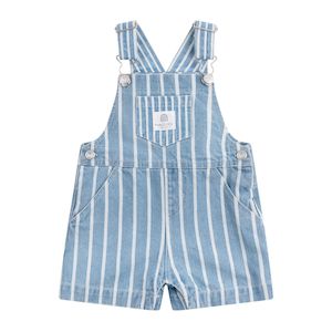 Kynd Baby: KYND Baby Woven Overalls (Washed Denim)