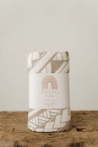 Bo & Ko Baby Polynesian Pepe Wrap (Mocha)