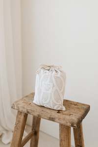Bo & Ko Baby Te Patiki Fitted Cot Sheet (Mocha)
