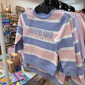 Country Road Heritage Sweat (Bluebell Stripe)