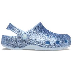 Crocs Classic Chunky Glitter Clog Kids (Blue Frost)