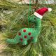 Pashom Felt Christmas Hanging Decoration (Green Dinosaur)