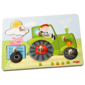 Farm: Haba Peg Puzzle (Farm Tractor)