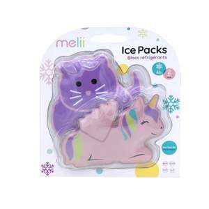 Melii Gel Ice Packs (Unicorn + Cat)