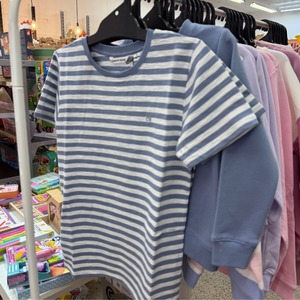 Clothing 1: Country Road Stripe T-Shirt (Slate Blue Stripe)