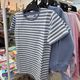 Country Road Stripe T-Shirt (Slate Blue Stripe)