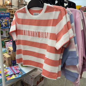 Country Road Heritage Tee (Strawberry Stripe)