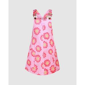 RYK Lola Pinafore Dress (Pink Daisy)