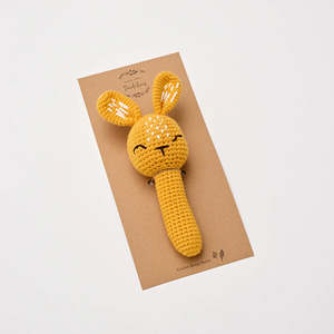 Easter: OTD Crochet Bunny Rattle (Sunshine)