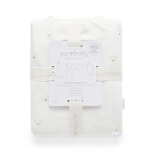 All Baby Clothing Full Price: Purebaby Welcome Baby Pack (Vanilla Bear)