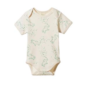 All Baby Clothing Full Price: Nature Baby Organic Cotton S/S Bodysuit (Fairground Print)