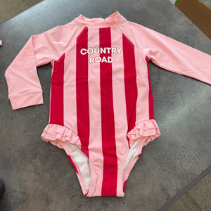 Country Road Block Stripe Swimsuit (Multi Pink) - Baby