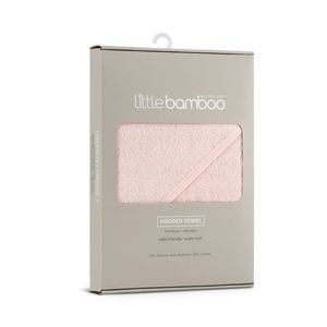 Little Linen Bamboo Hooded Towel (Dusty Rose)