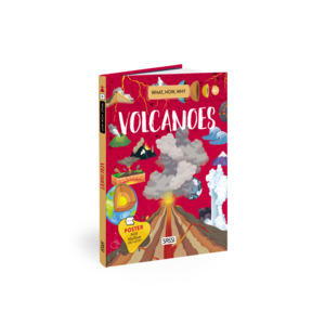 Sassi What How and Why Volcanoes Book & Poster