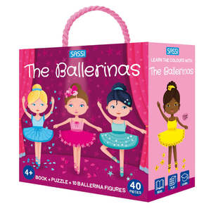 Sassi 3D Puzzle & Book Set (The Ballerinas)