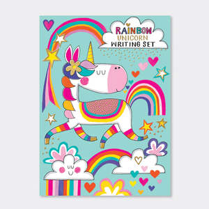 Rachel Ellen Writing Set (Rainbow Unicorn)