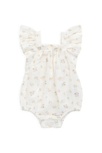 Clothing Baby Playsuits Rompers: Jamie Kay Muslin Harriet Playsuit (Ayla Whisper)