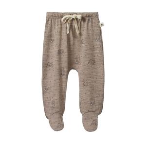Nature Baby Merino Footed Romper Pants (Bramble Burrow Print)