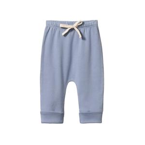 Nature Baby Organic Cotton Drawstring Pants (Dusky Blue)