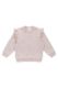 Jamie Kay Organic Cotton Maple Sweatshirt (Bow Kitties Mauve)