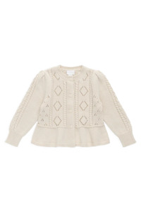 Clothing Girls Jumpers Sweats: Jamie Kay Annabelle Cardigan (Vanilla)