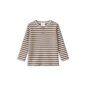 Milky Kids: Milky Latte Stripe Henley