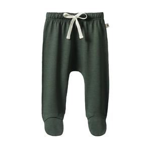 Nature Baby Merino Footed Romper Pants (Thyme)