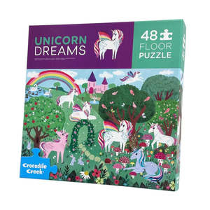 Gift Ideas For 5 7 Years: Croc Creek 48 Pce Floor Puzzle (Unicorn Dreams)