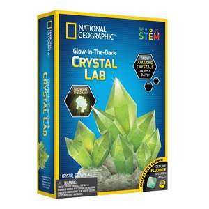 Gift Ideas For 7 Years: National Geographic Glow-In-The-Dark Crystal Lab (Green)