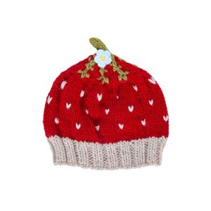 Acorn Hats: Acorn Strawberry Beanie (Red)