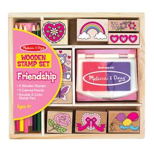 Gift Ideas For 5 7 Years: M&D Wooden Stamp Set (Friendship)