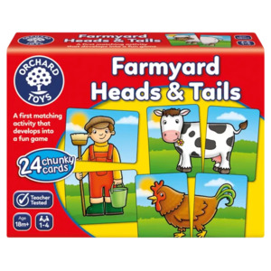 Gift Ideas For Toddlers: Orchard Toys Farmyard Heads & Tails Game