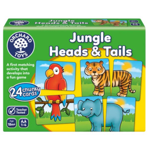 Gift Ideas For Toddlers: Orchard Toys Jungle Heads & Tails Game