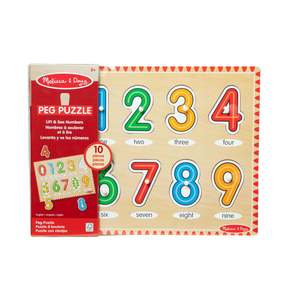 M&D Peg Puzzle (Lift & See Numbers)