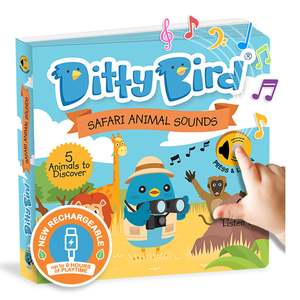 Ditty Bird Safari Animal Sounds Sound Book