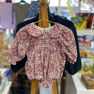 Country Road Frill Collar Romper (Multi Pink)