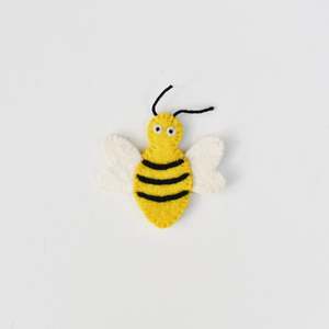 Tara Treasures Felt Bee Finger Puppet